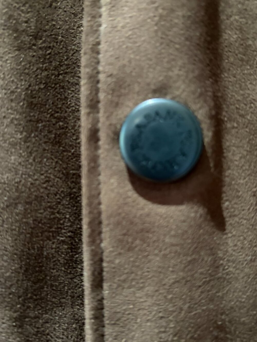 Jos. A. Bank Field Coat Size XL Brown Faux Suede - Picture 10 of 16